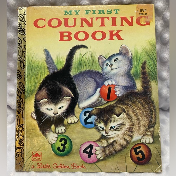 Vintage 1957 “My First Counting Book” by Little Golden Books - Picture 1 of 5